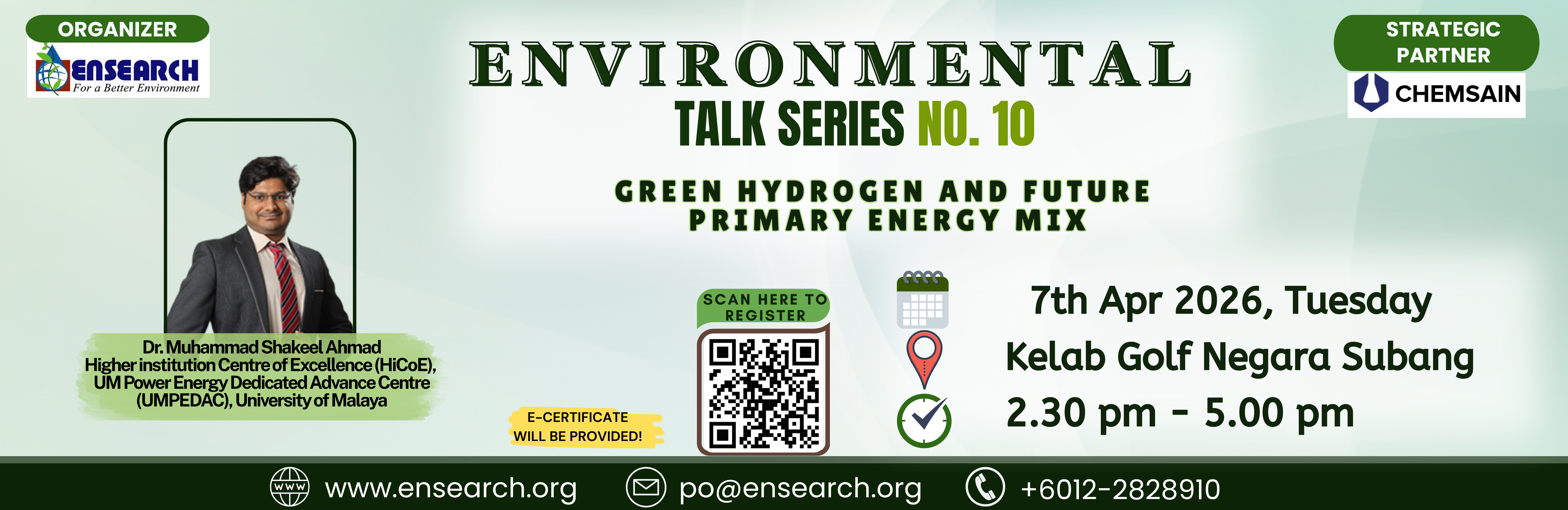 Environmental Talk Series No 10 banner 